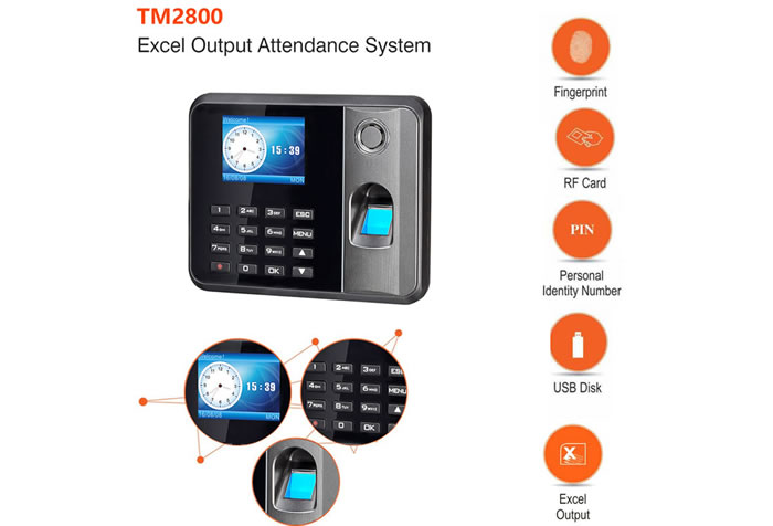 TM2800 Fingerprint reader access control